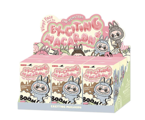 V1 The Monsters Exciting Macaron Series Plush Pendant Blind Box