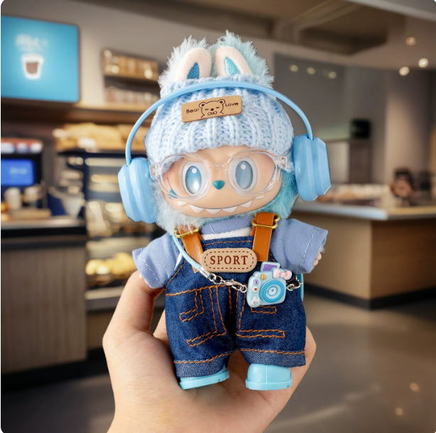 17cm Third Generation Baby Clothes The MPNSTER First and Second Generation Doll Doll Clothes Front High Energy 3.0 Love Lucky Loyalty