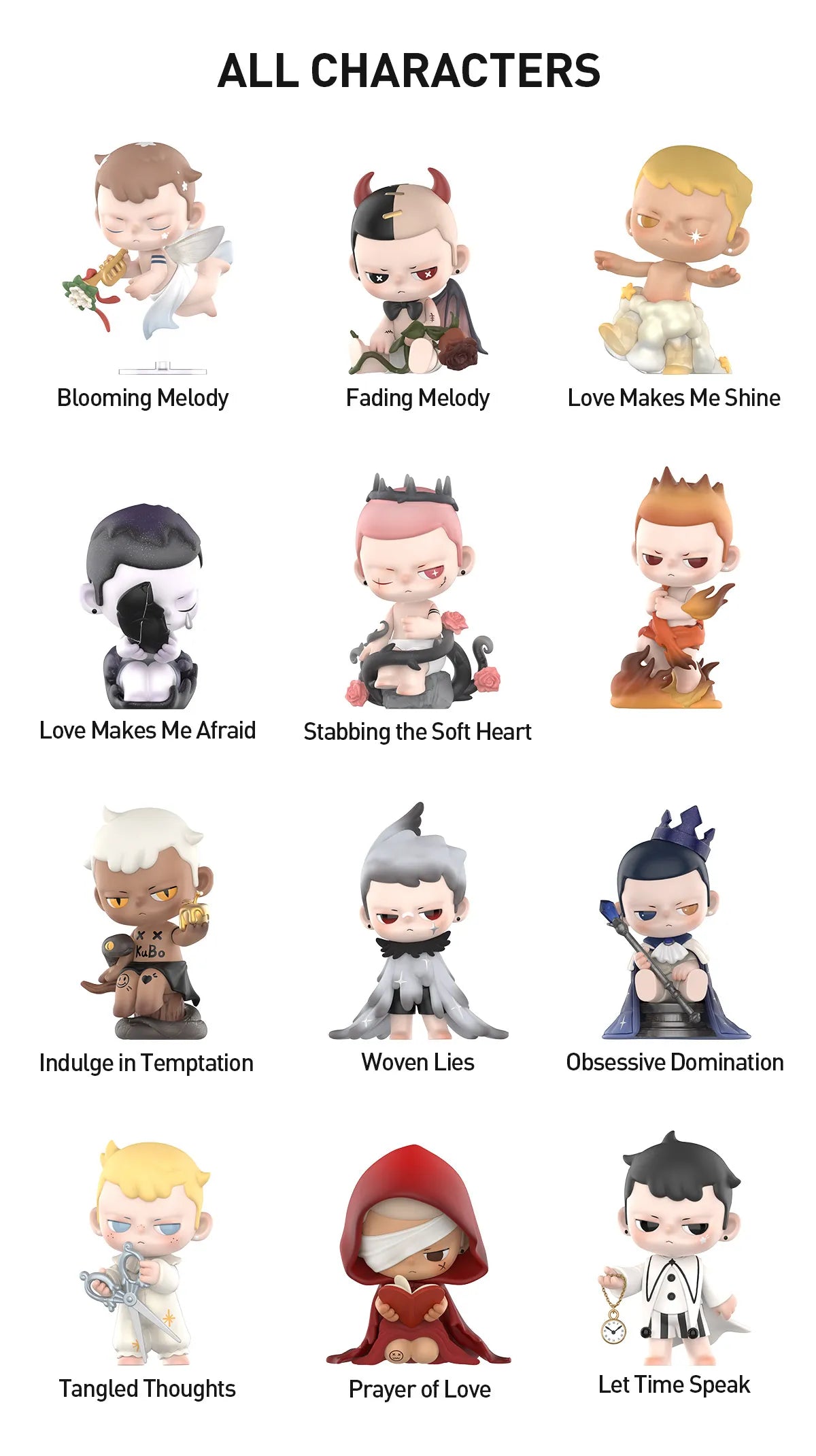 KUBO Angel's poem series figures blind box