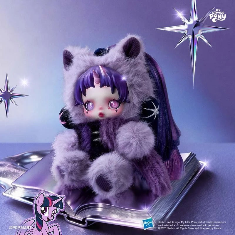 SKULLPANDA × My Little Pony Series Plush Doll Pendant Blind Box