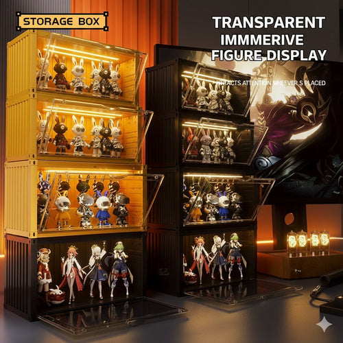 Cargo-X™ Stackable Container Display Box - Industrial Collection Pod