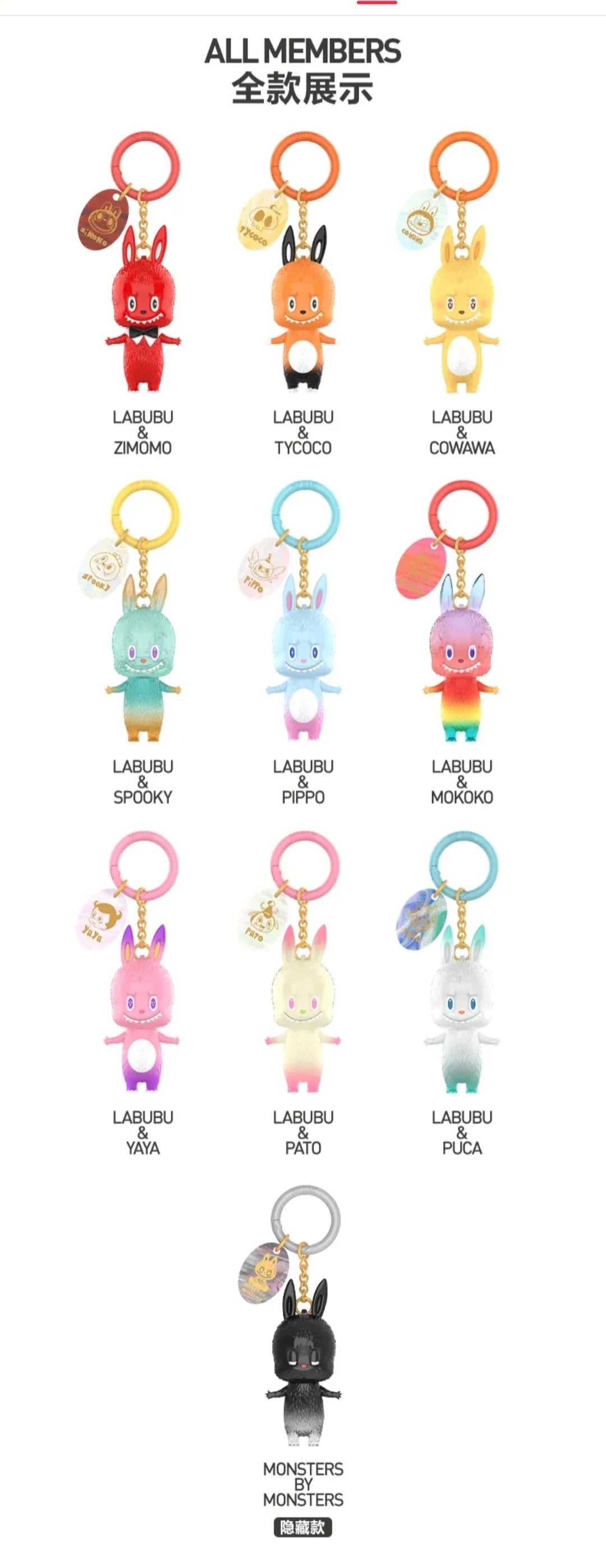 The monster 10th Anniversary Series Handheld Blind Box