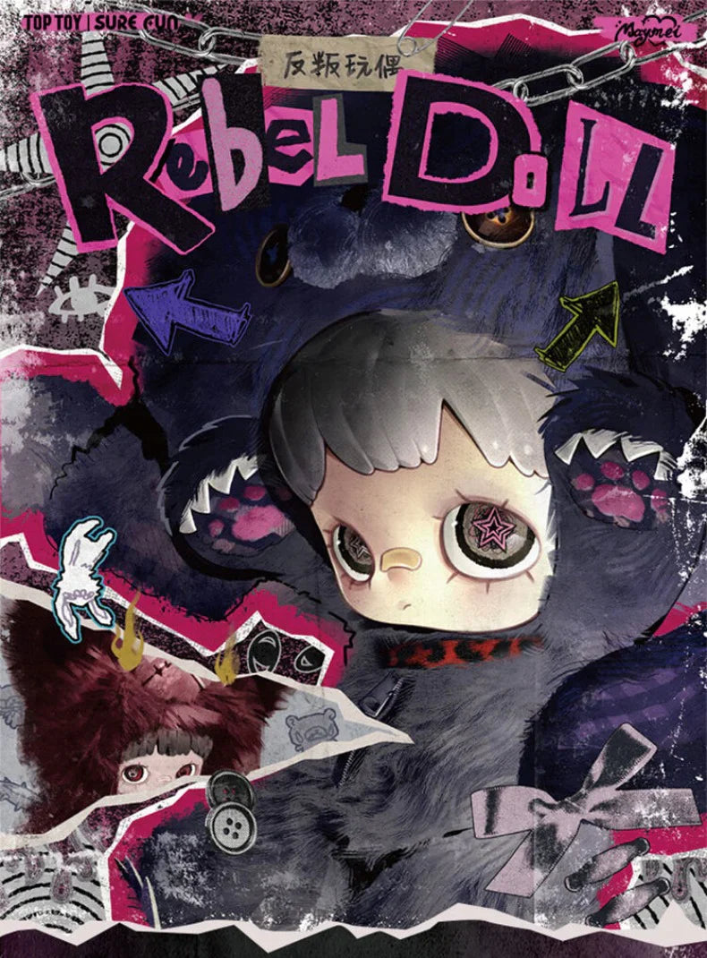 MayMei-V7 Rebel Doll Backpack Series Plush Blind Box【HiToys】