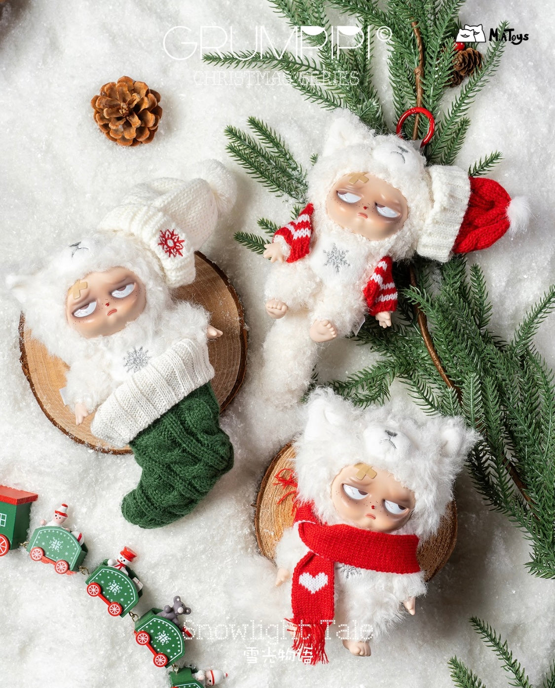 Sleepless Grumpipi Snowlight Tale Series Plush Blind Box